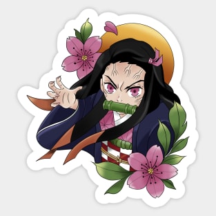 Demon Nezuko Sticker